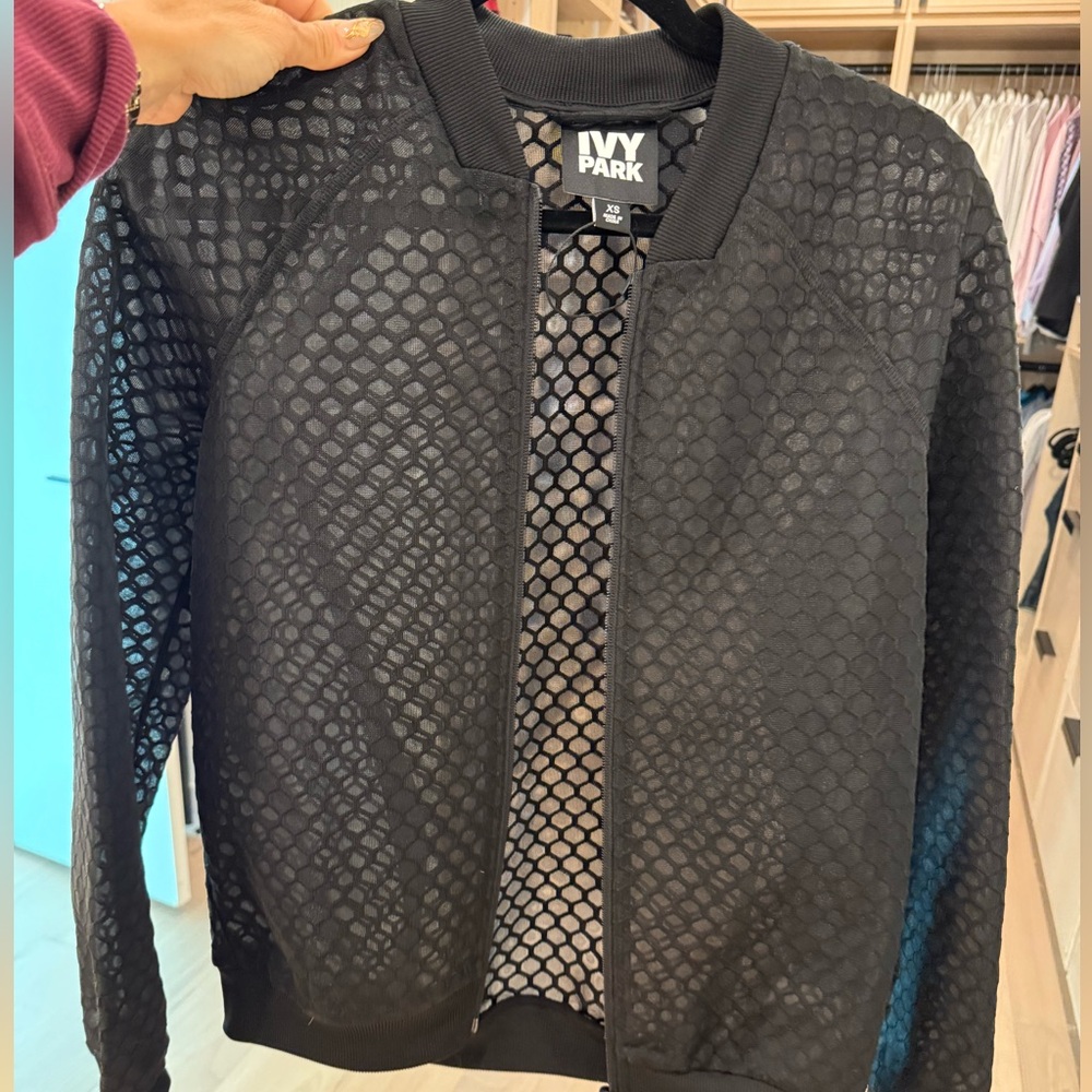 Ivy park semi sheer bomber jacket